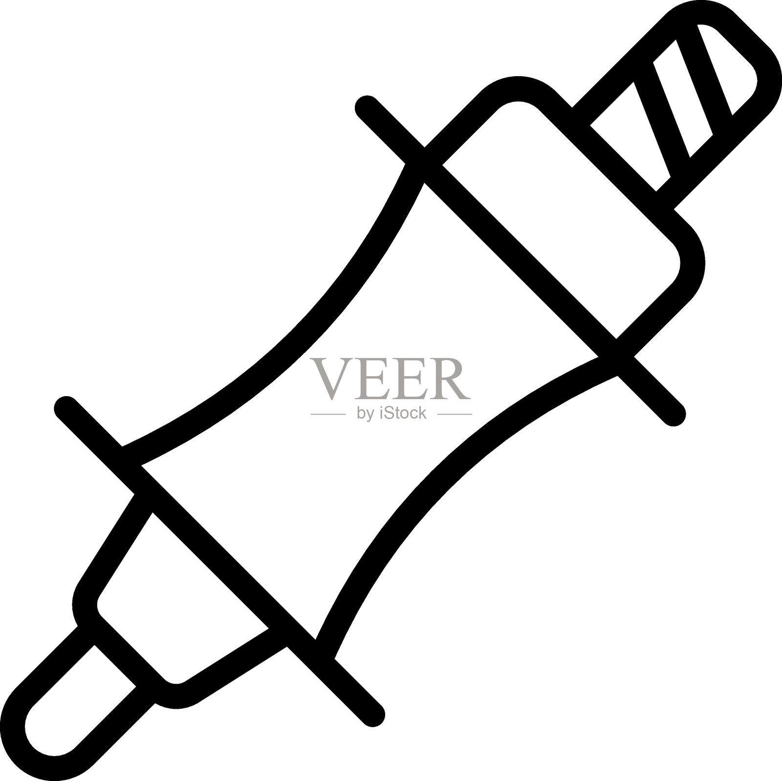 后桥轮毂概念矢量图标设计，自行车运动符号，自行车标志，自行车设备股票插图插画图片素材