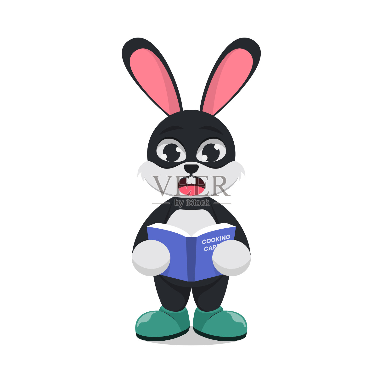 可爱的兔子设计元素图片