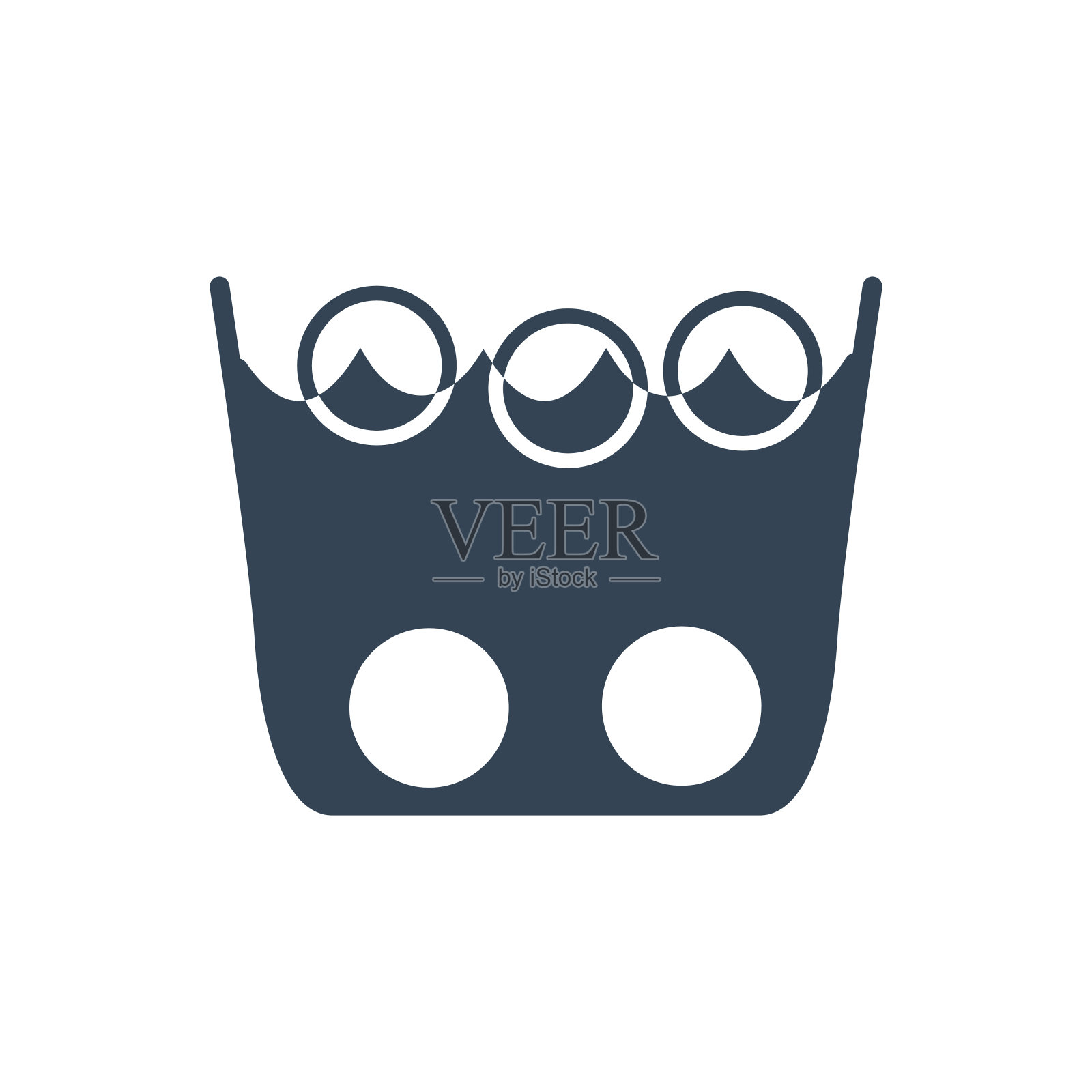 矢量黑色图标浸泡种子，谷物，水果和蔬菜在水图标素材