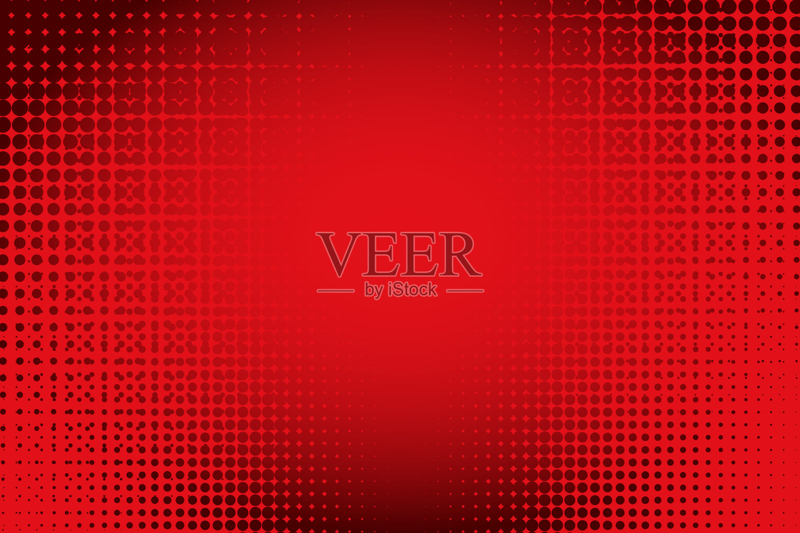 红色Halftone圣诞背景的网页布局插画图片素材