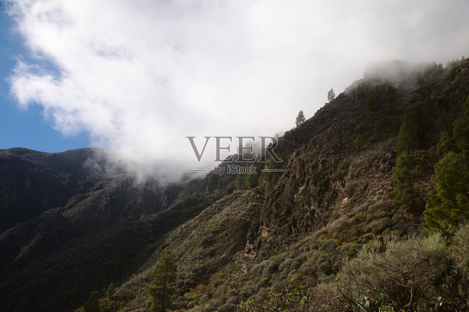 大加那利岛徒步路线照片摄影图片