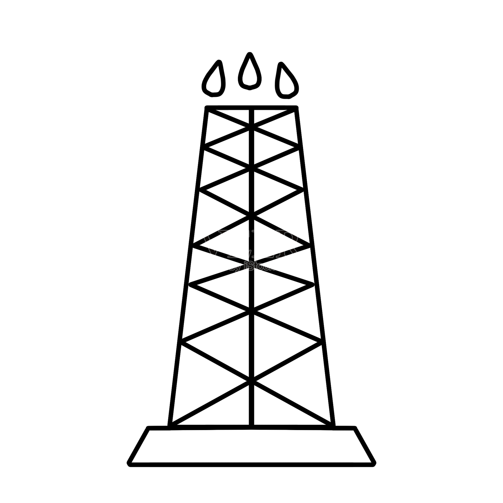 石油开采图标设计元素图片