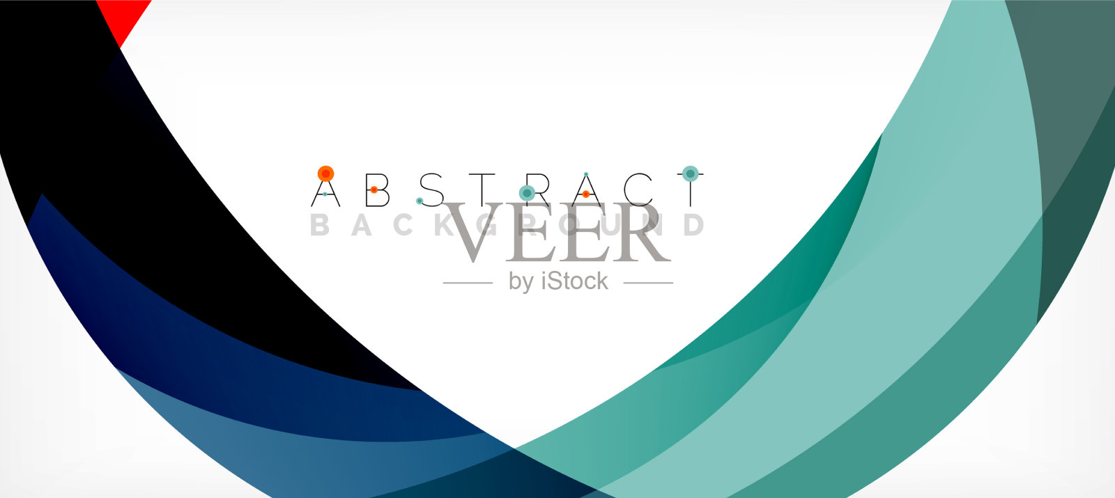 彩色圆形成最小的几何背景插画图片素材