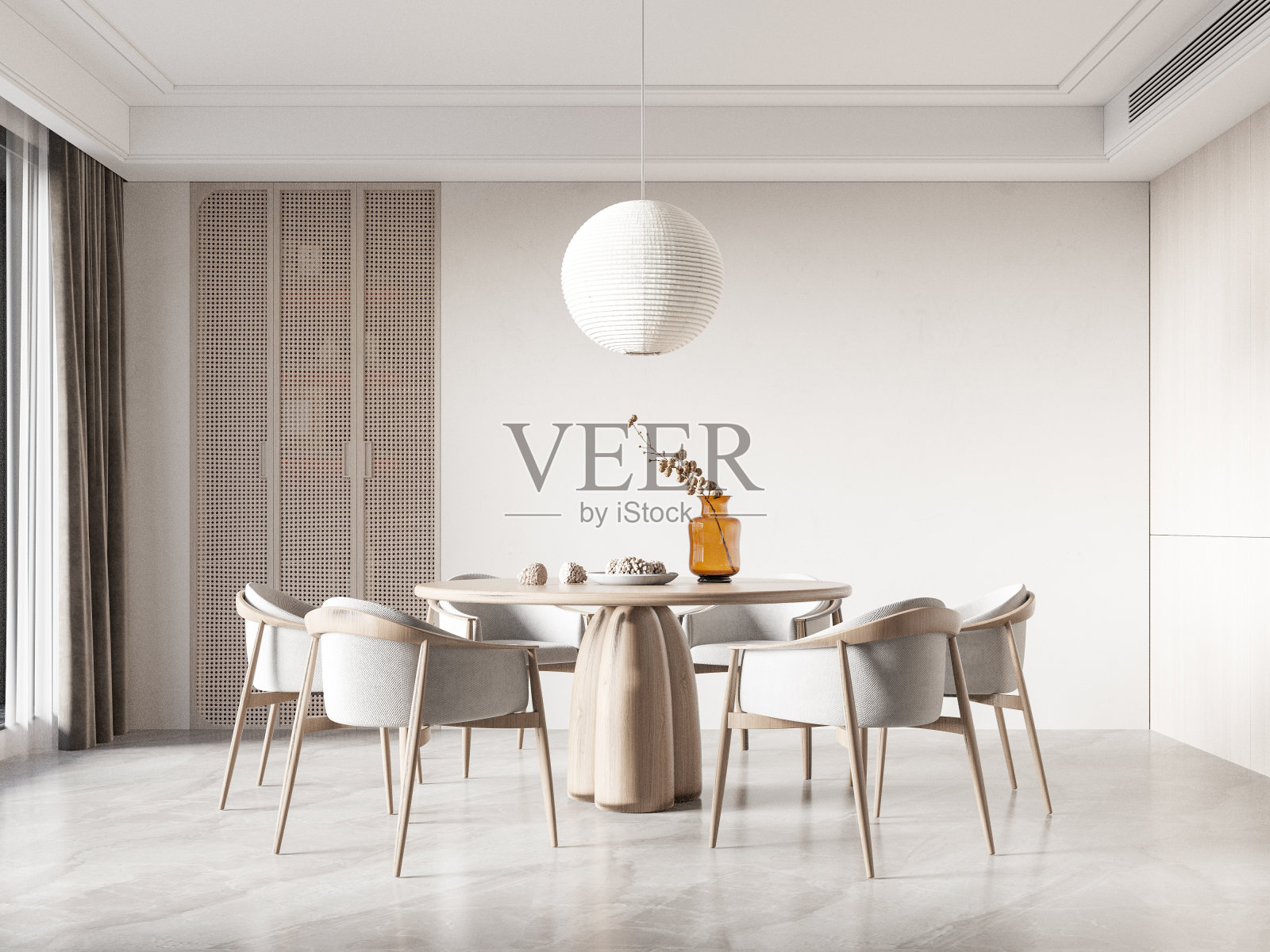 室内餐厅墙模型照片摄影图片