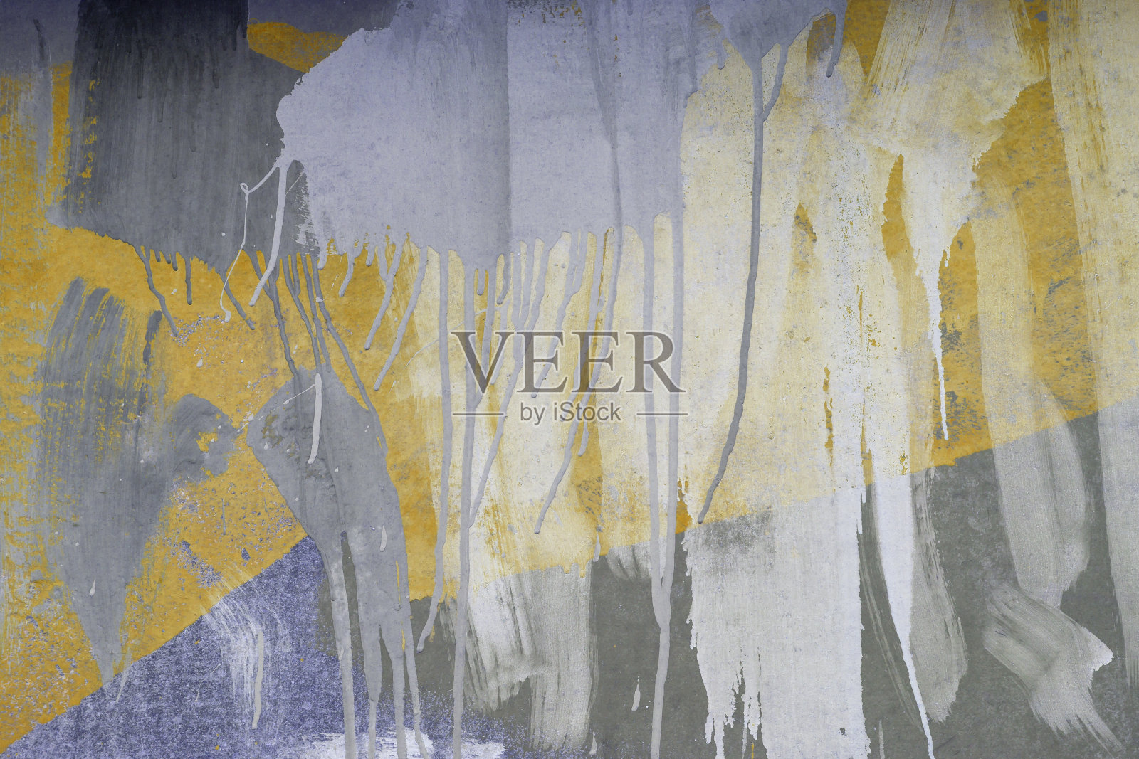 抽象的背景。用黄、灰、白漆着色墙。照片摄影图片