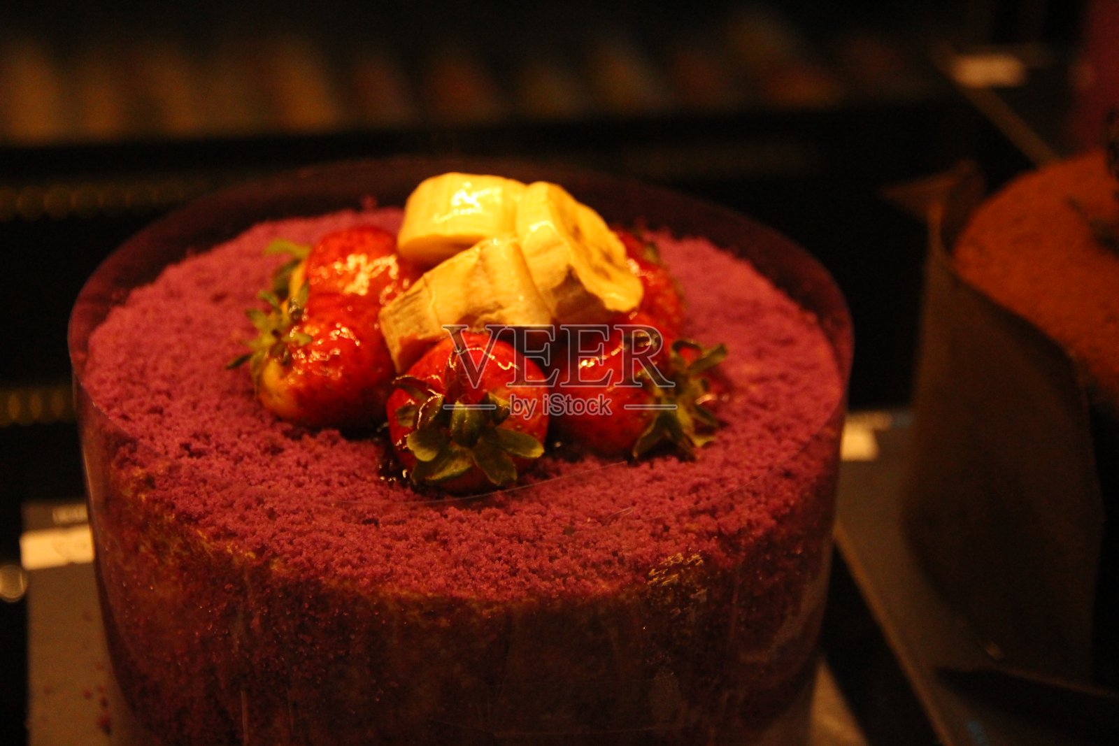 生日蛋糕的细节照片摄影图片