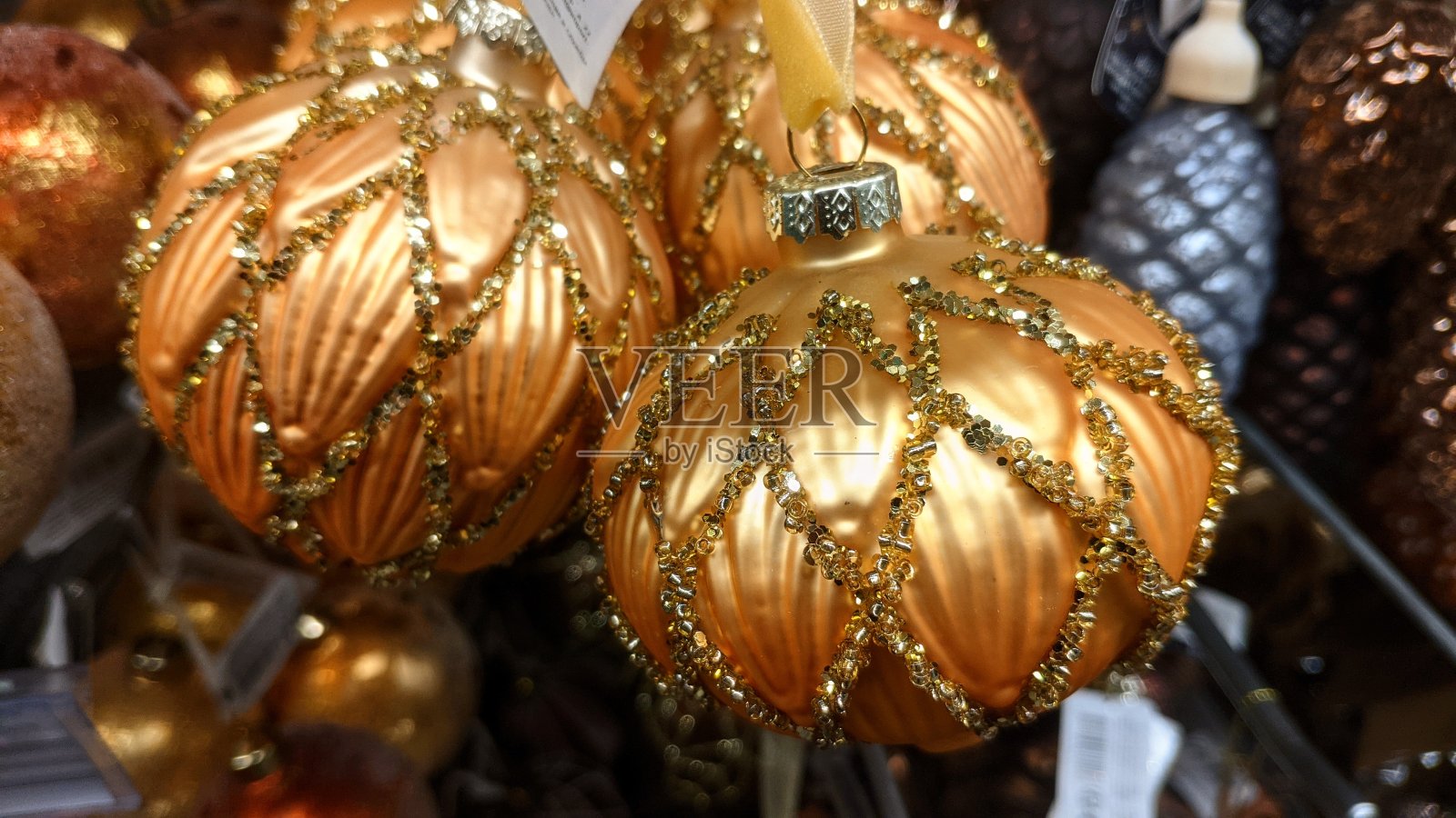 圣诞装饰品照片摄影图片