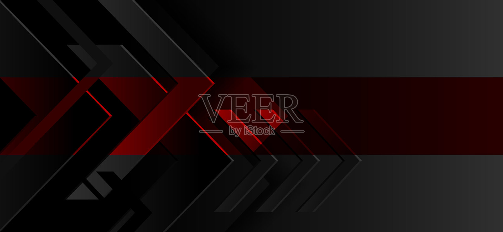 箭头黑色红色抽象背景插画图片素材