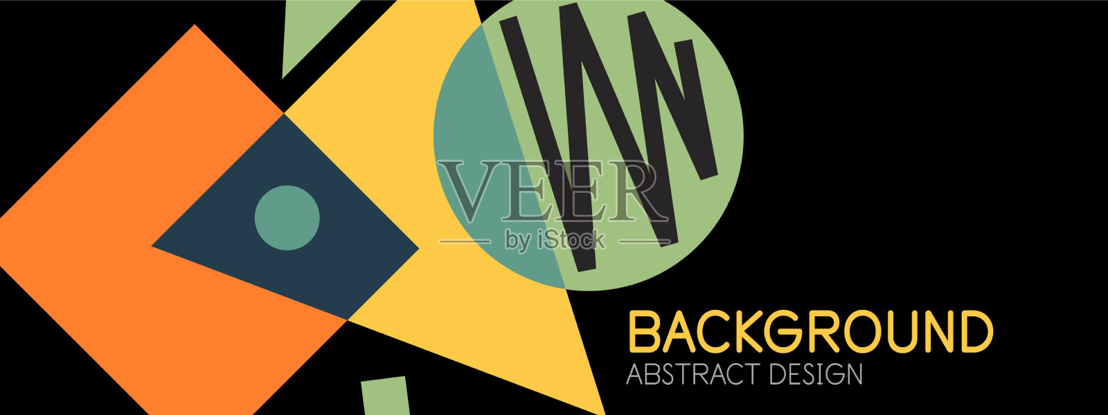 抽象的背景块线三角形插画图片素材