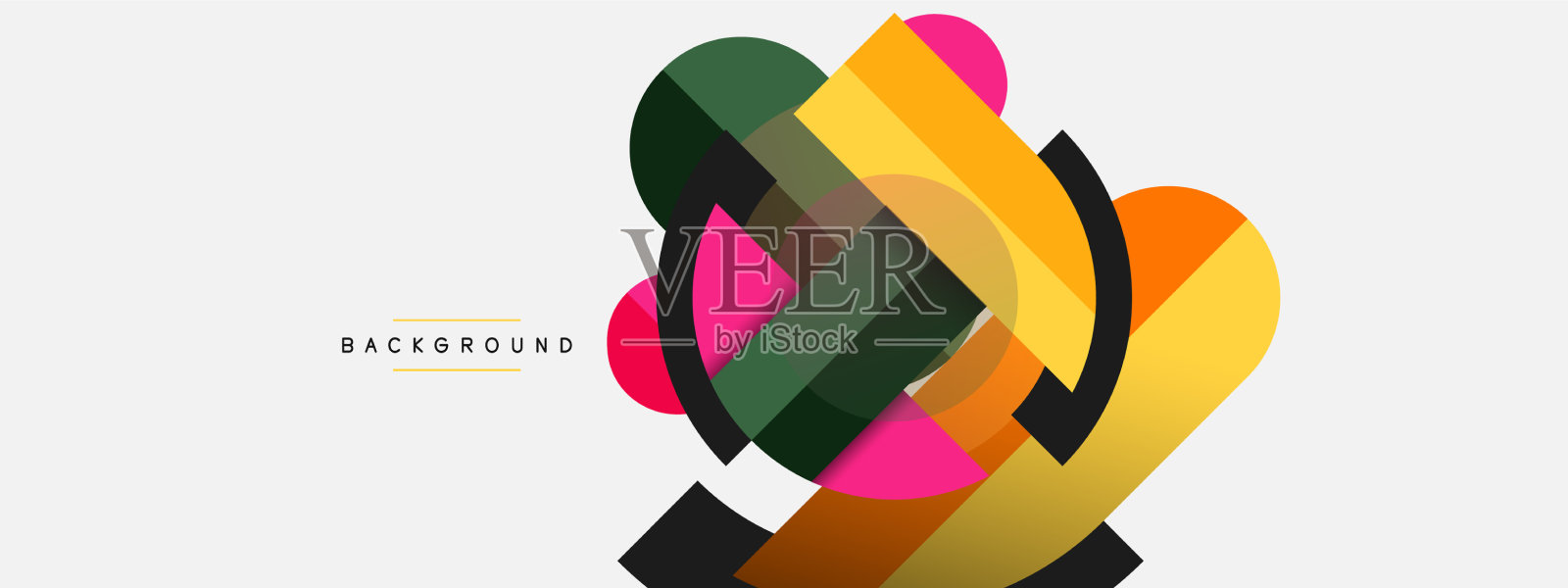 几何形状组成抽象背景插画图片素材