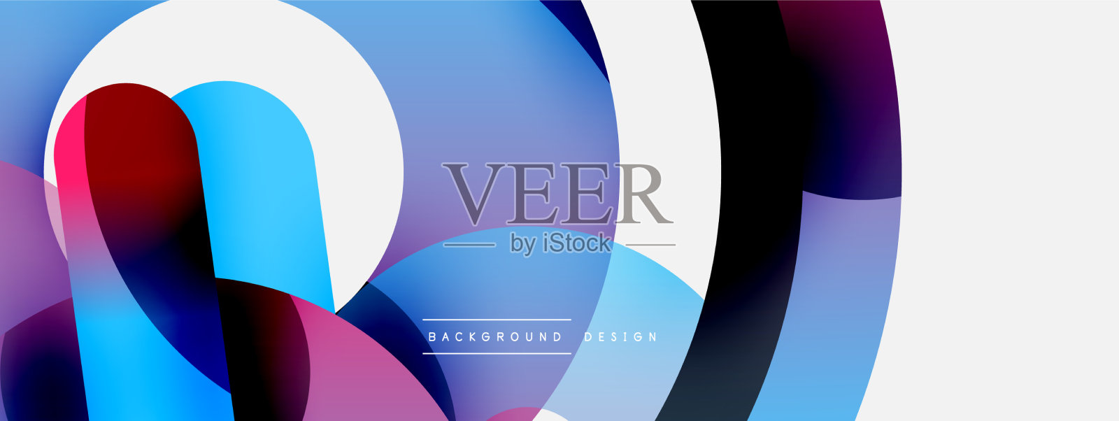 圆形和其他几何形状插画图片素材