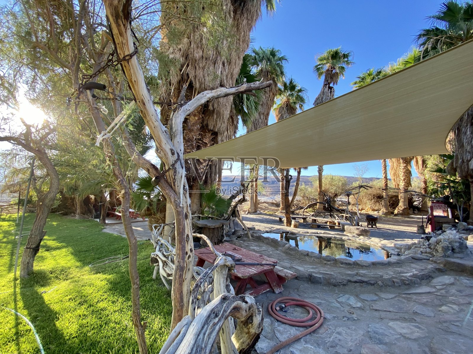 天然温泉照片摄影图片