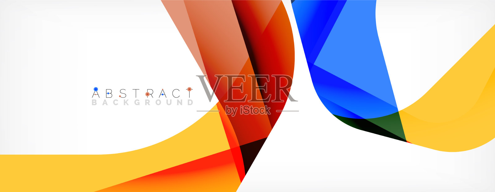 最小抽象背景颜色重叠插画图片素材