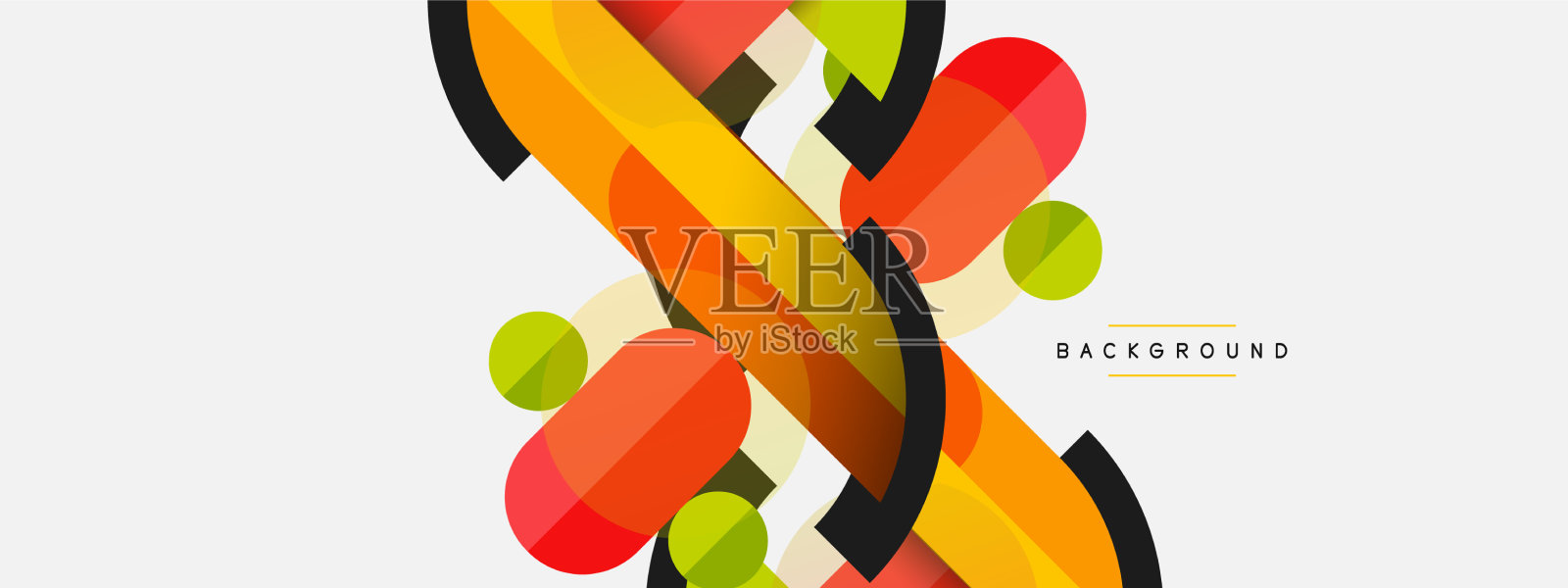 几何形状组成抽象背景插画图片素材