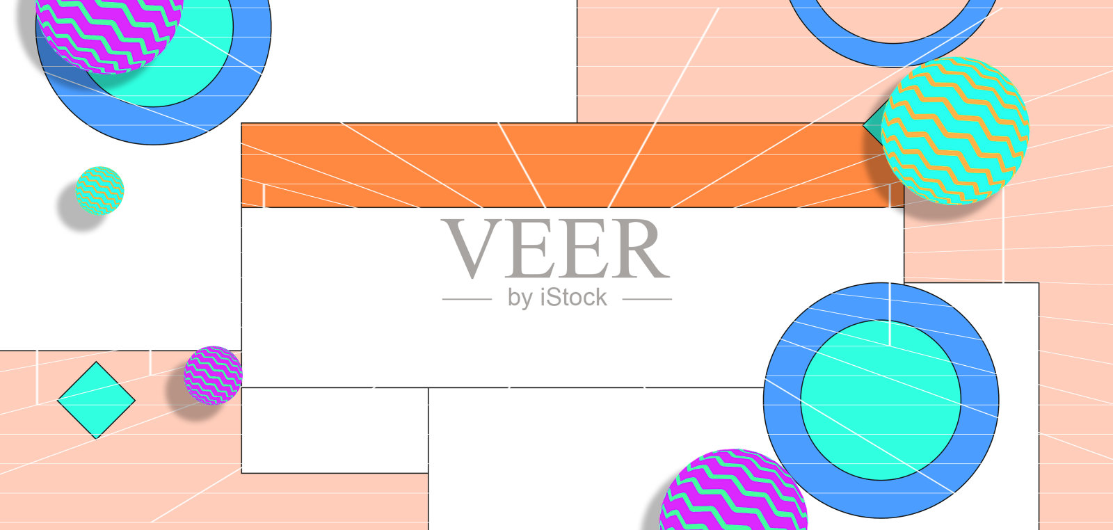 电商通用渐变背景插画图片素材