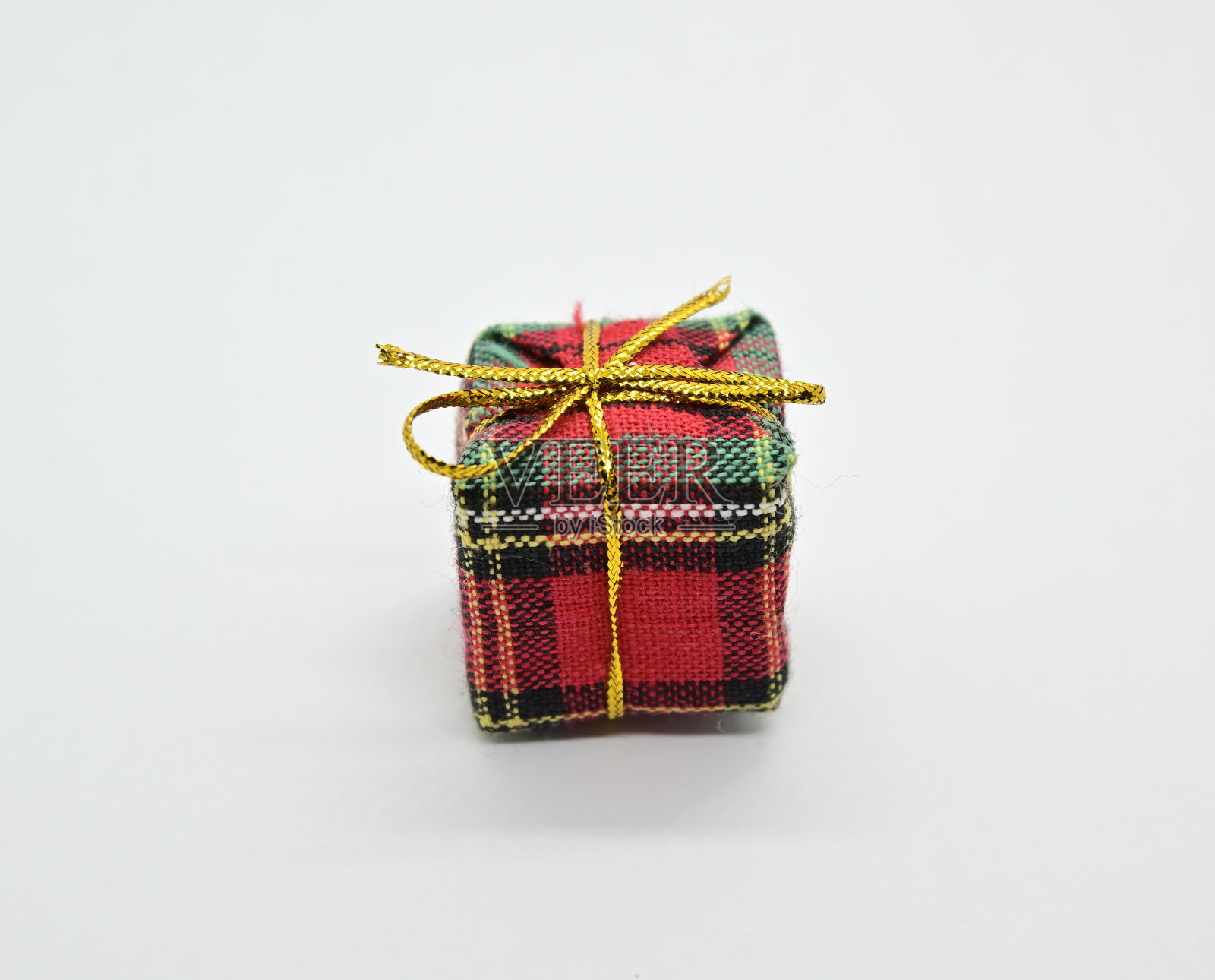 白色背景的小礼物。照片摄影图片