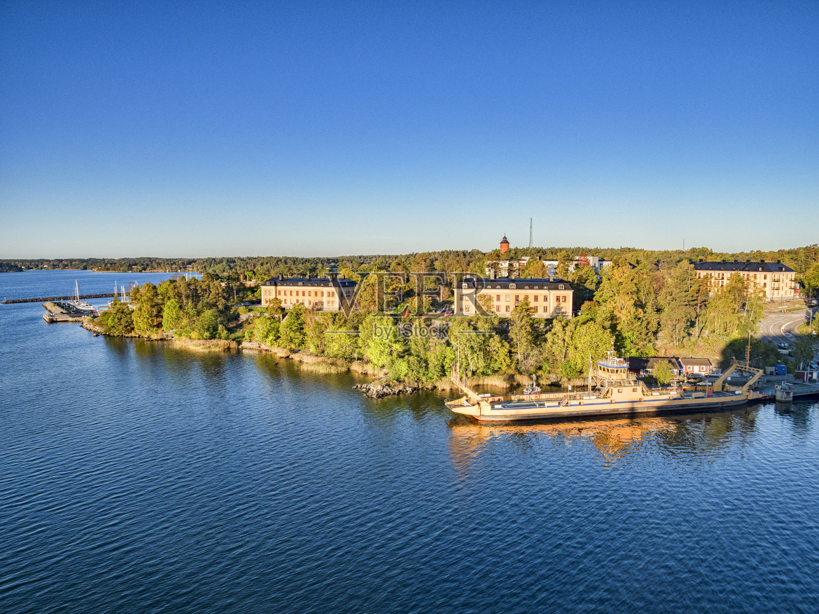 邮轮上的斯德哥尔摩群岛照片摄影图片
