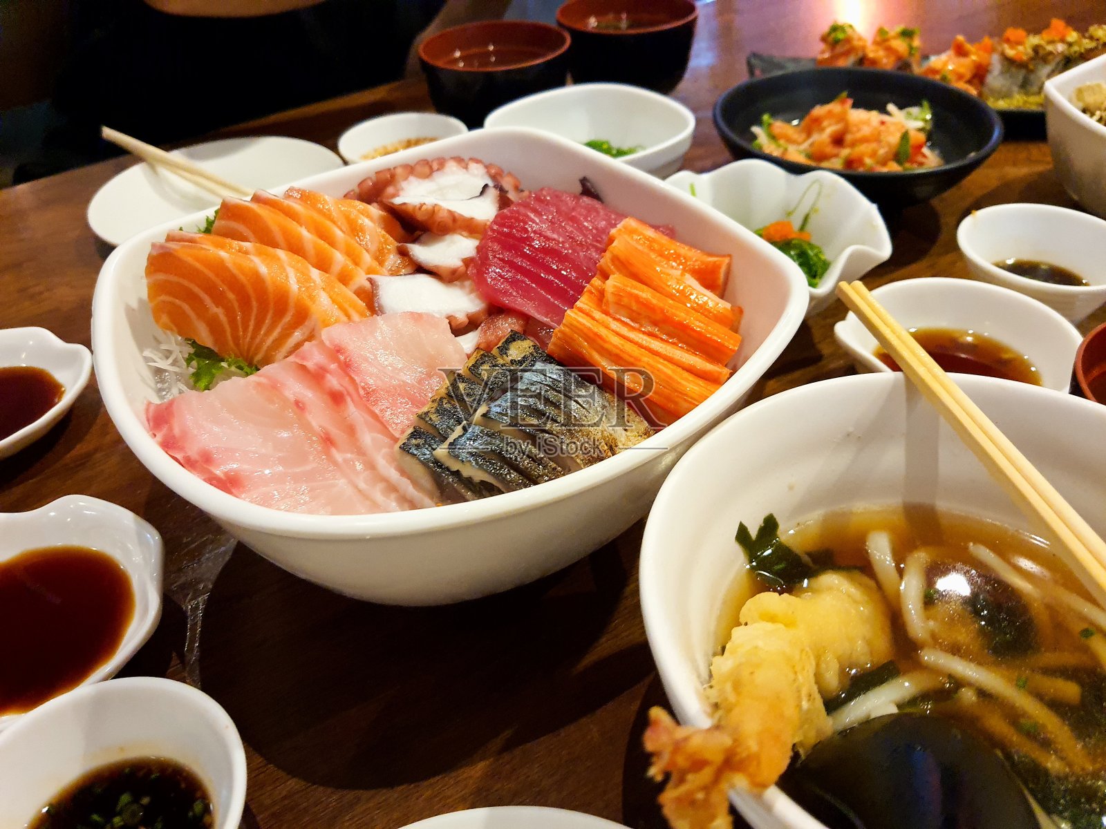 生鱼片日本食品照片摄影图片