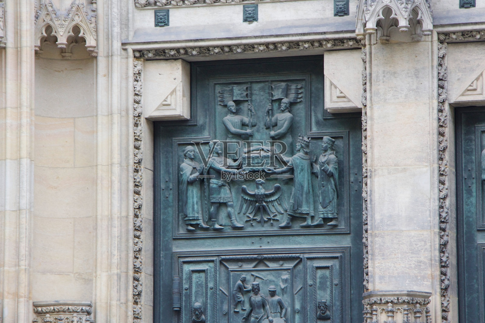 布拉格的春天是美丽的照片摄影图片