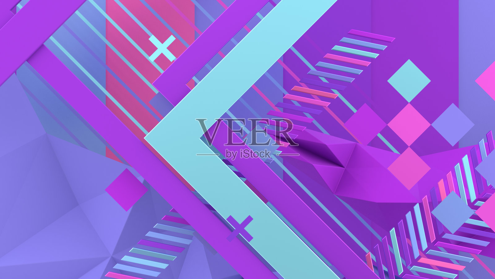 抽象背景中的几何形状照片摄影图片