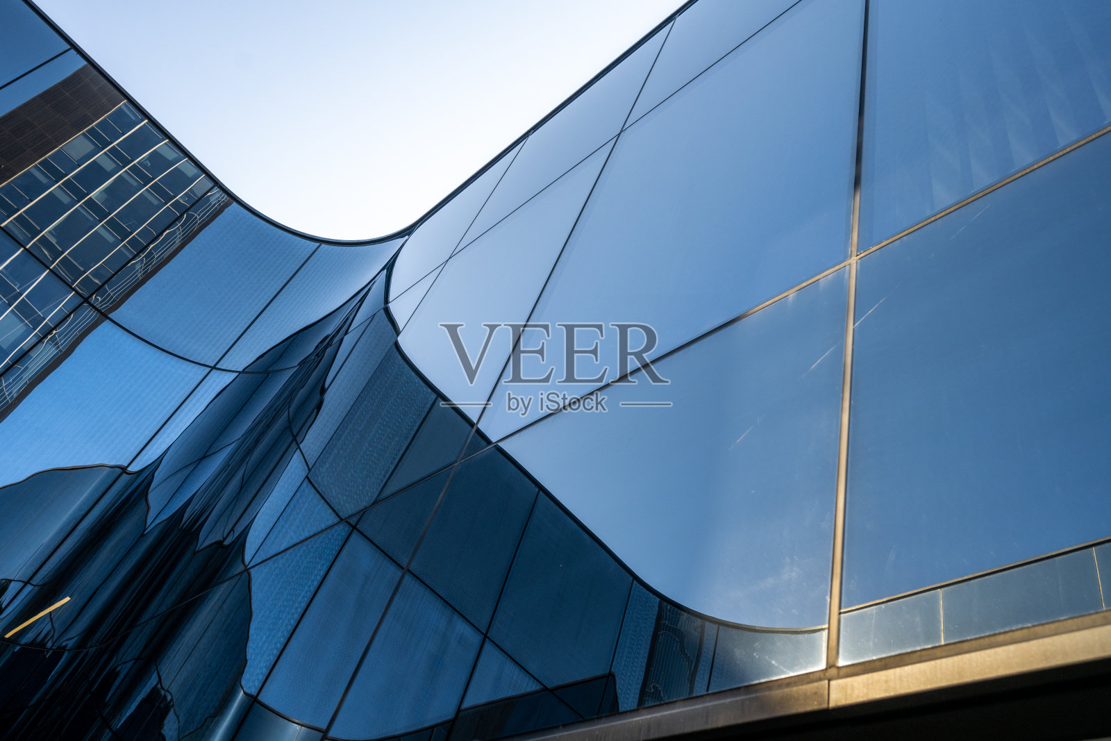 玻璃建筑的抽象特征照片摄影图片