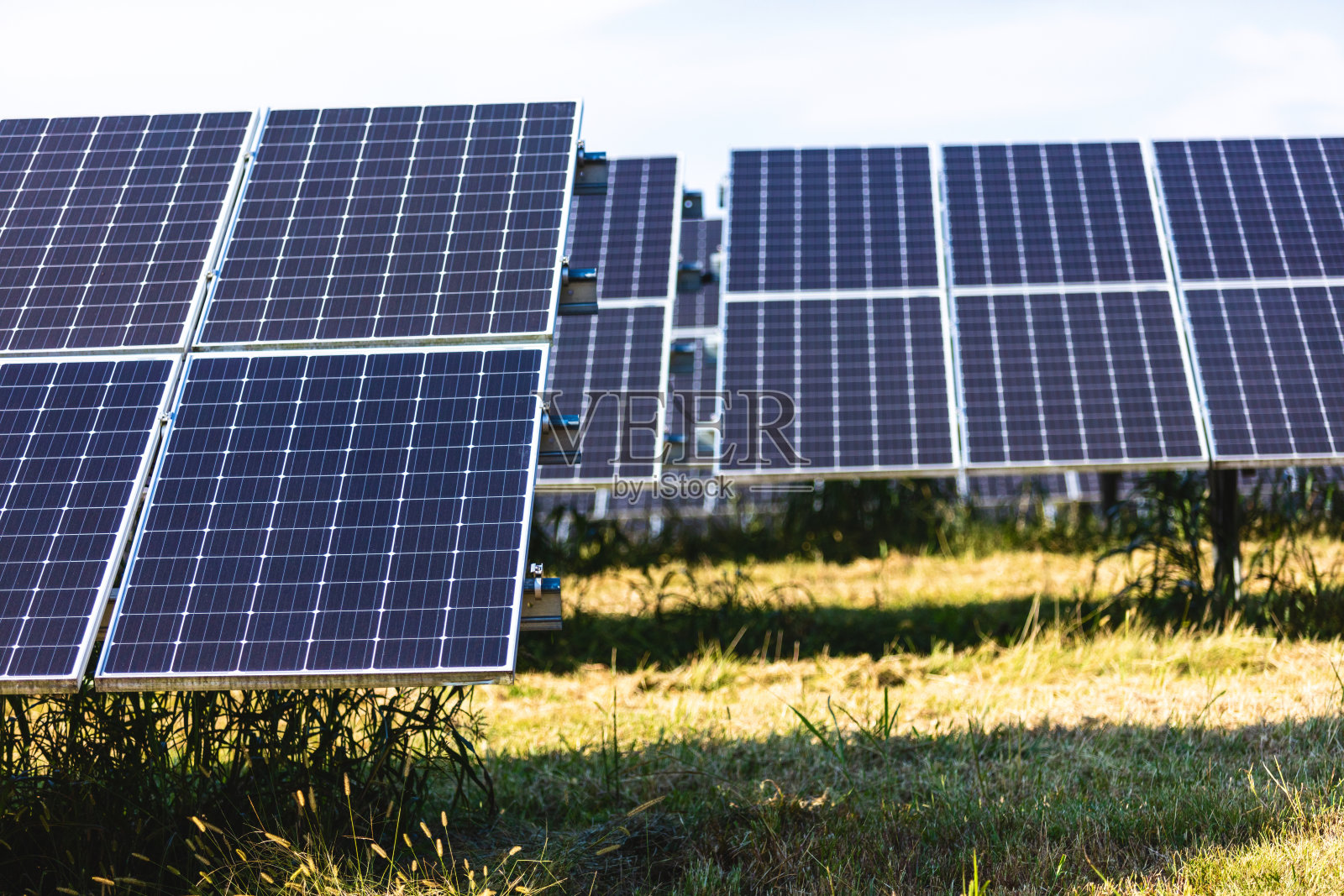 美国中西部和西部的可持续性绿色能源太阳能电池板照片系列照片摄影图片