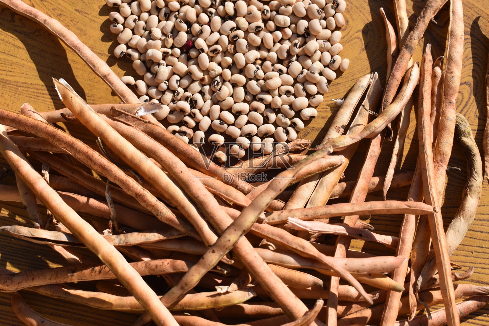 原始和有机的黑眼豆特写背景照片摄影图片