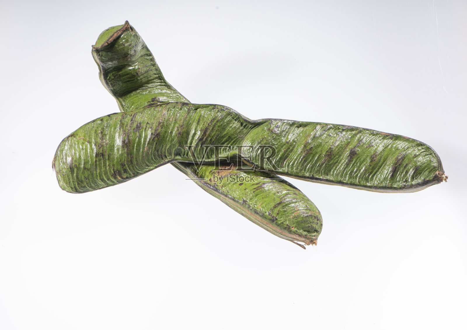 豆荚的热带水果。健康食品照片摄影图片