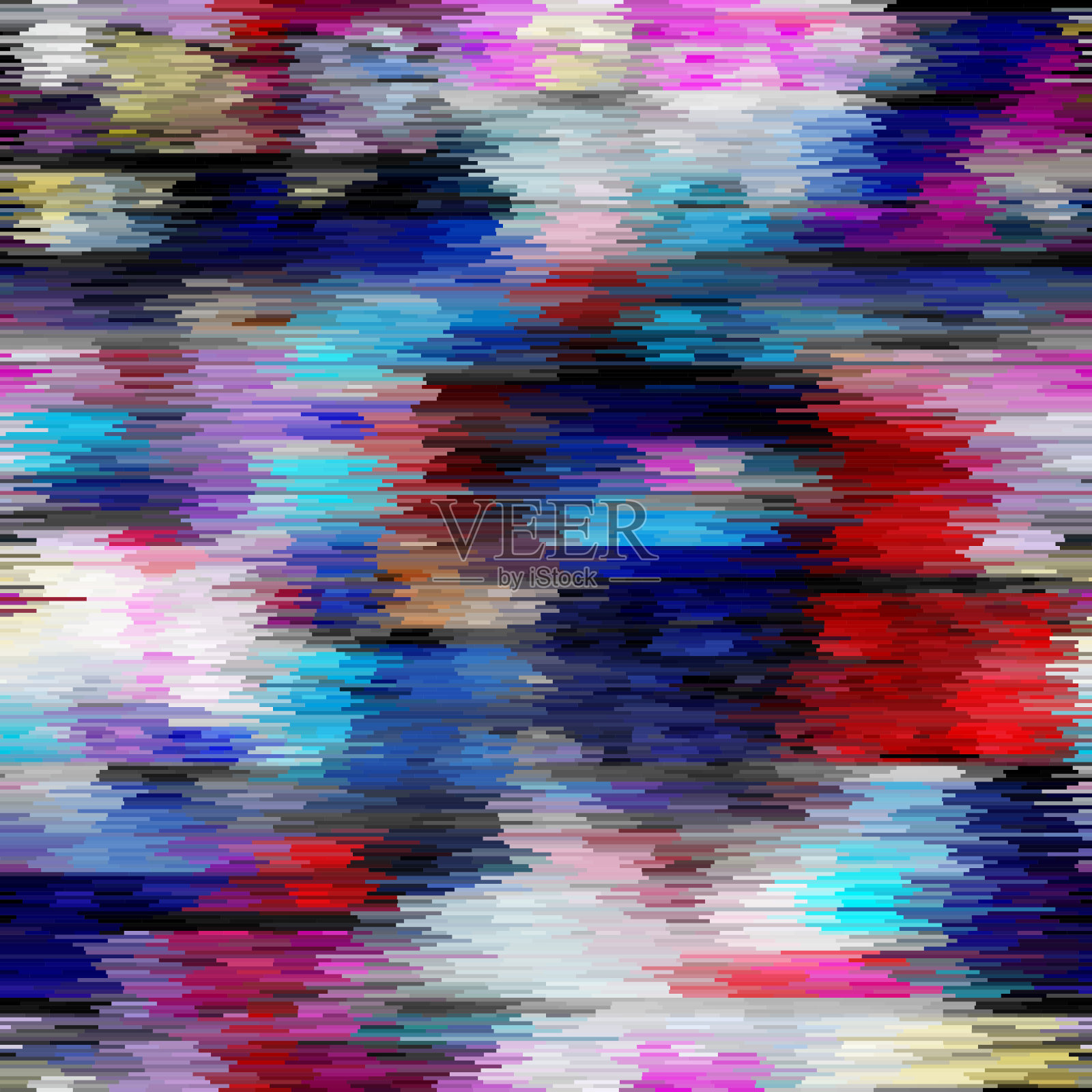 抽象无缝图案模仿垃圾纹理与细线。插画图片素材