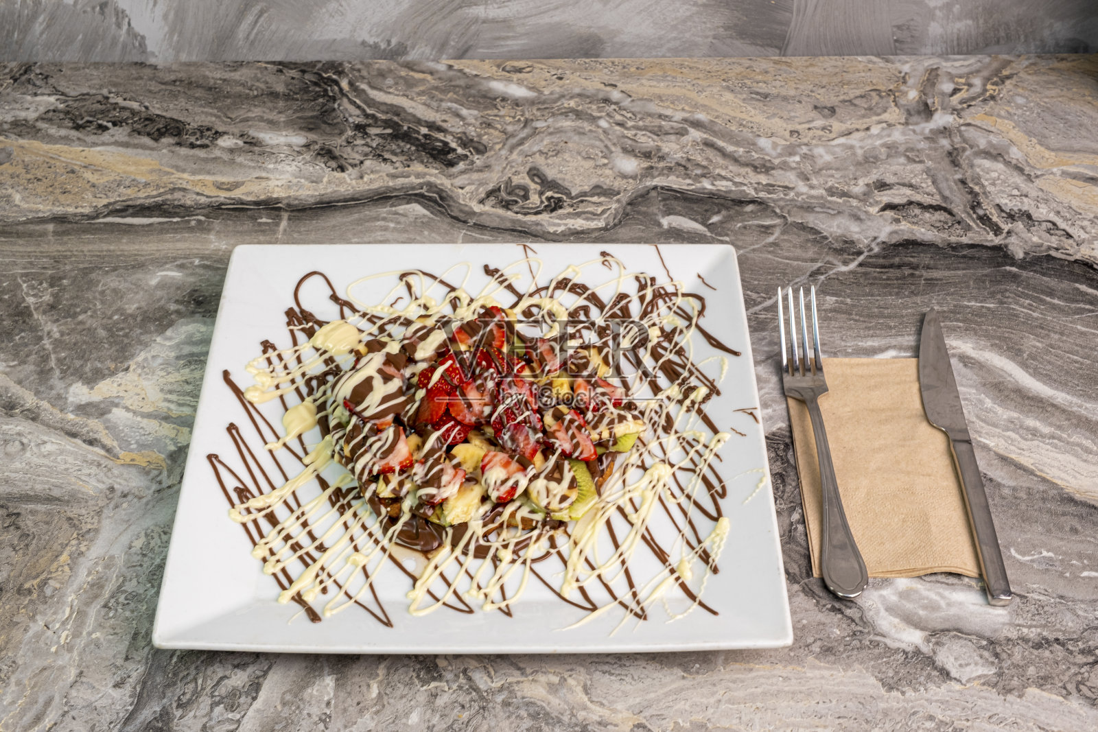 比利时华夫饼照片摄影图片