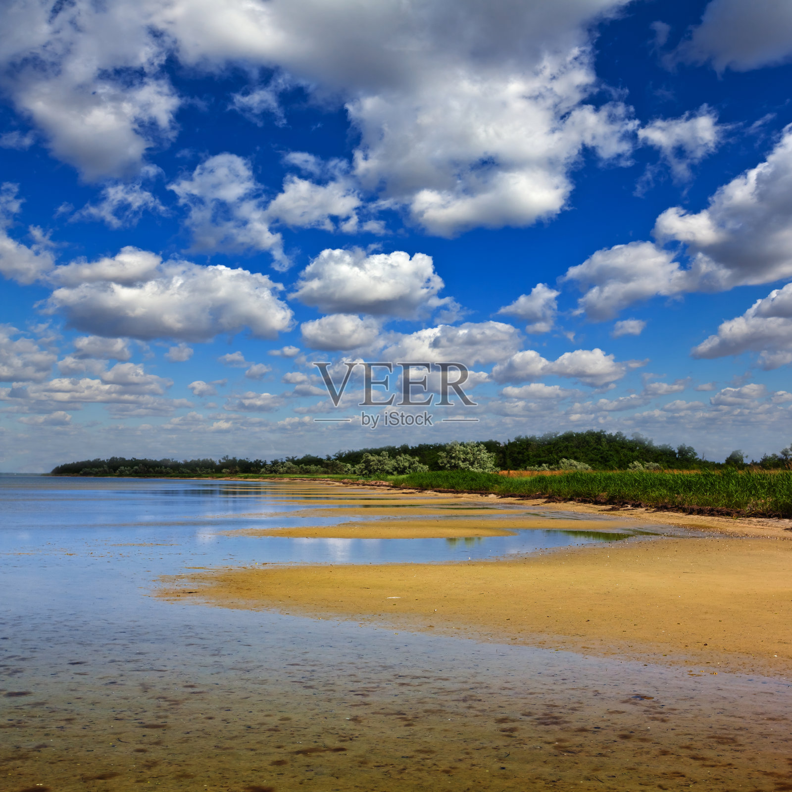 美丽的夏日海岸照片摄影图片