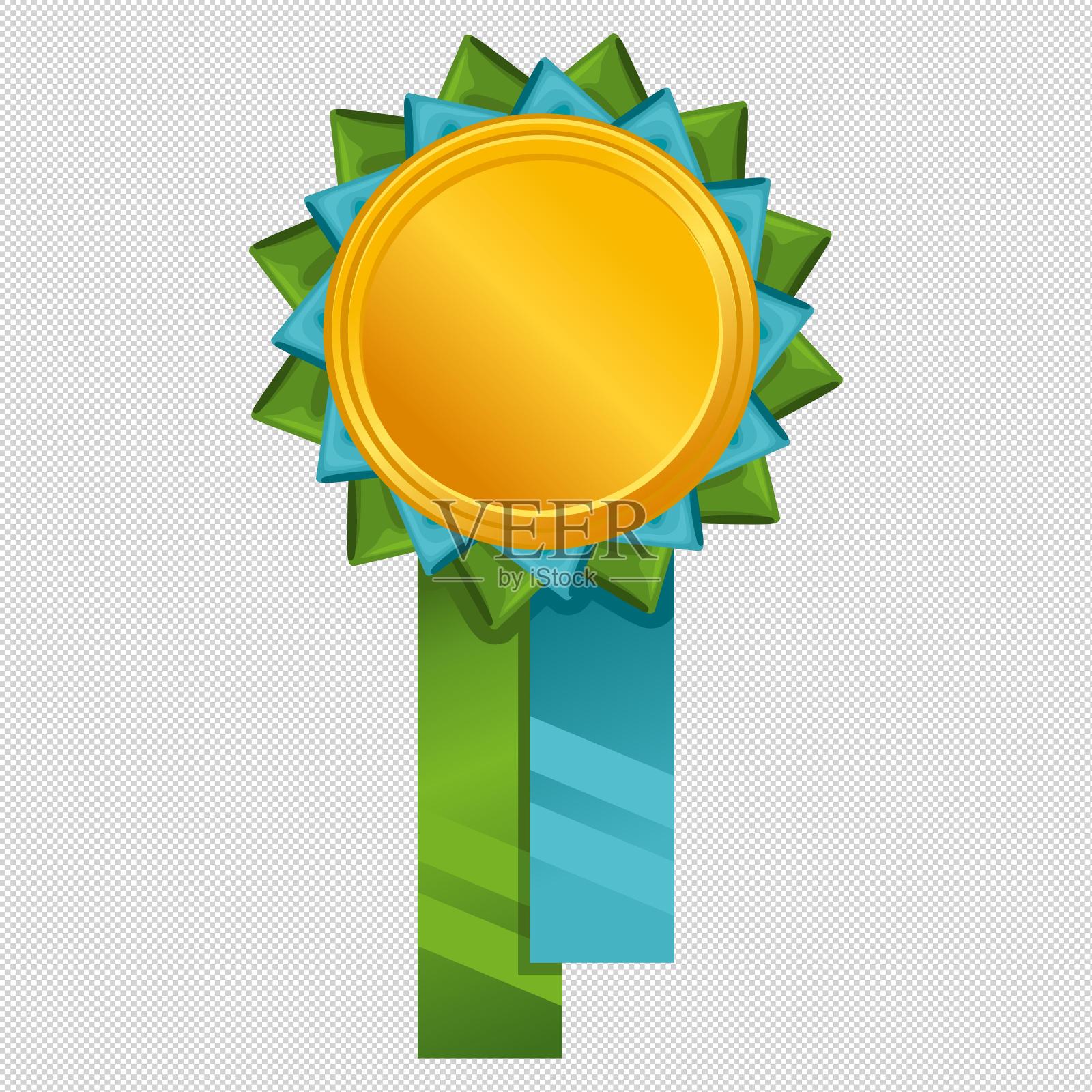 金牌奖牌荣誉设计元素图片