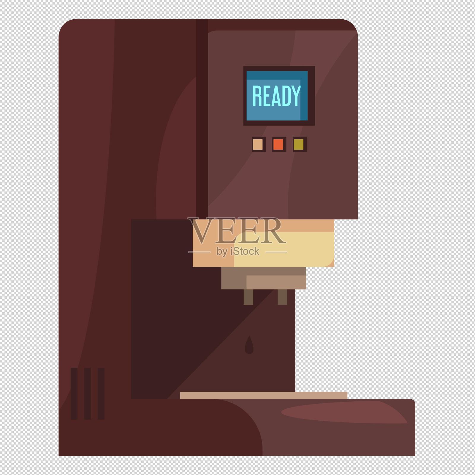 咖啡机家用电器设计元素图片