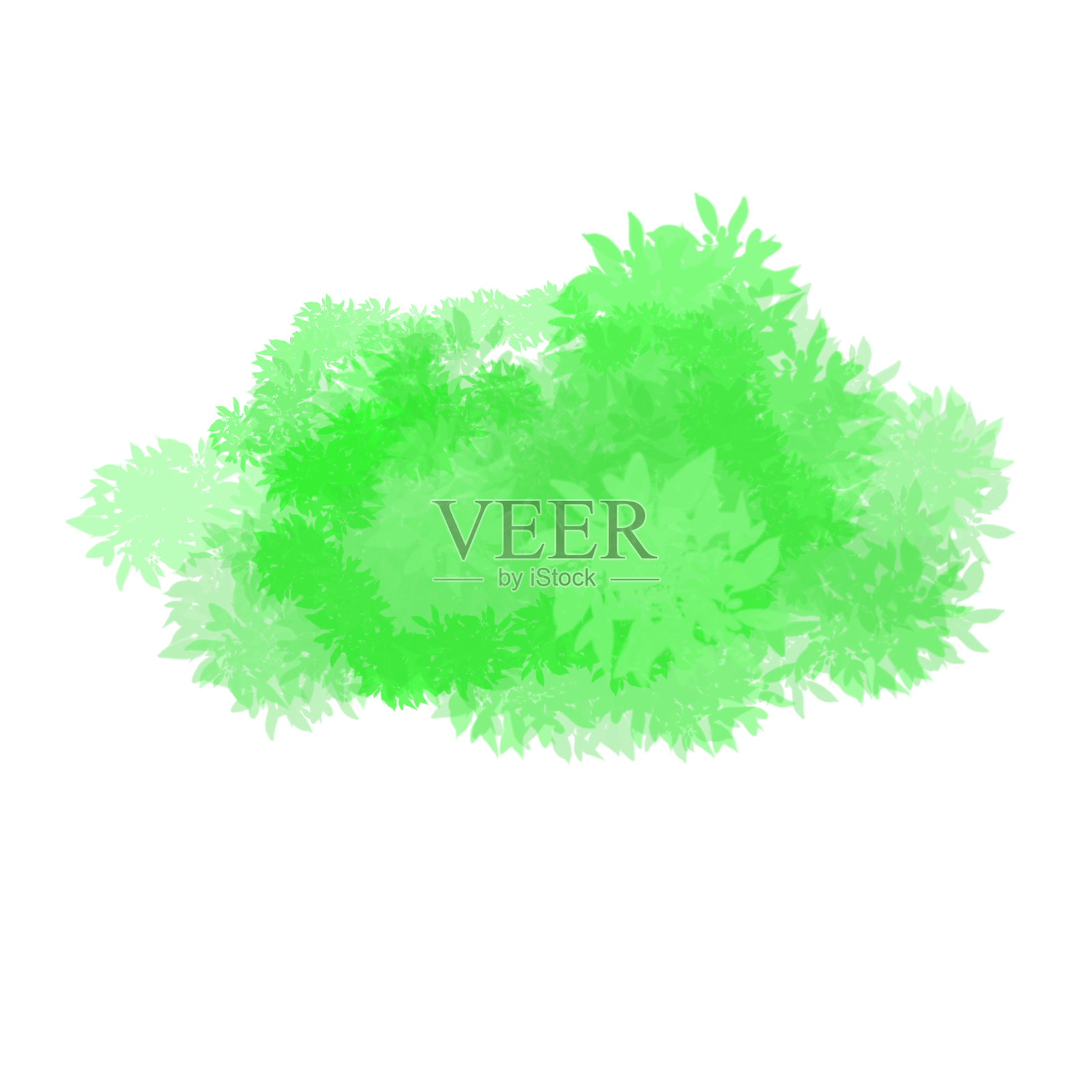 树叶树丛绿色设计元素图片