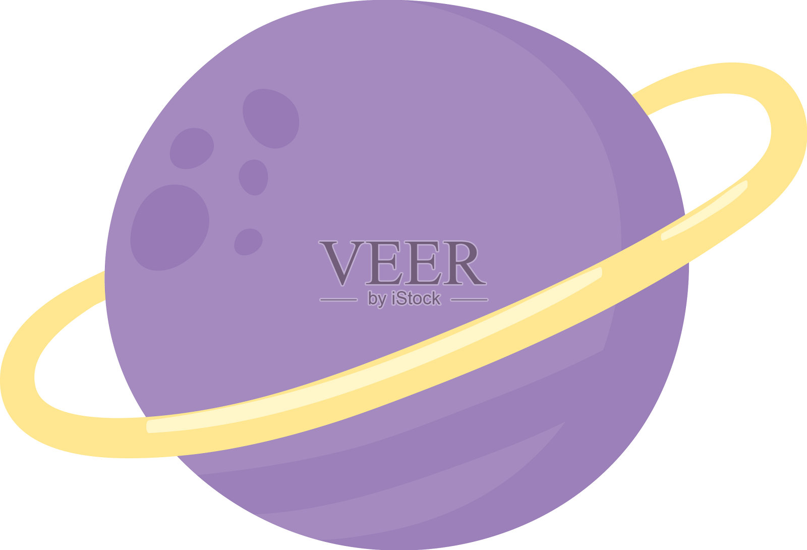 土星的行星空间设计元素图片