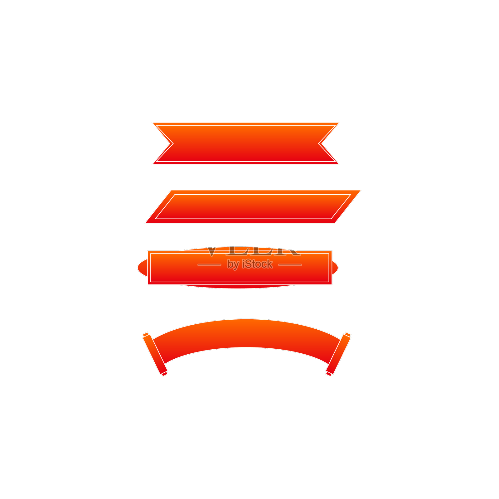 红色国潮标题框设计元素图片