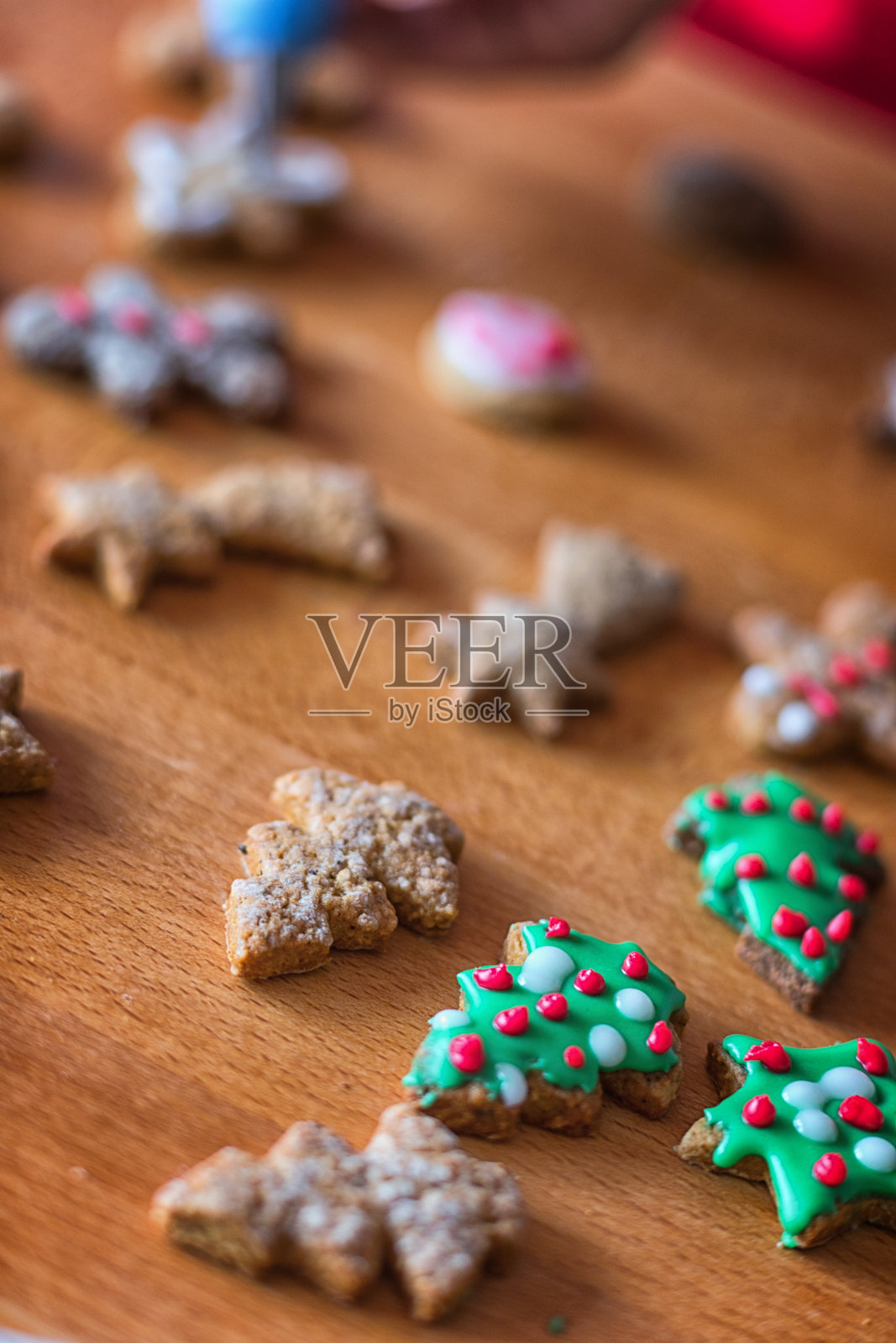 姜饼饼特写，选择性聚焦照片摄影图片