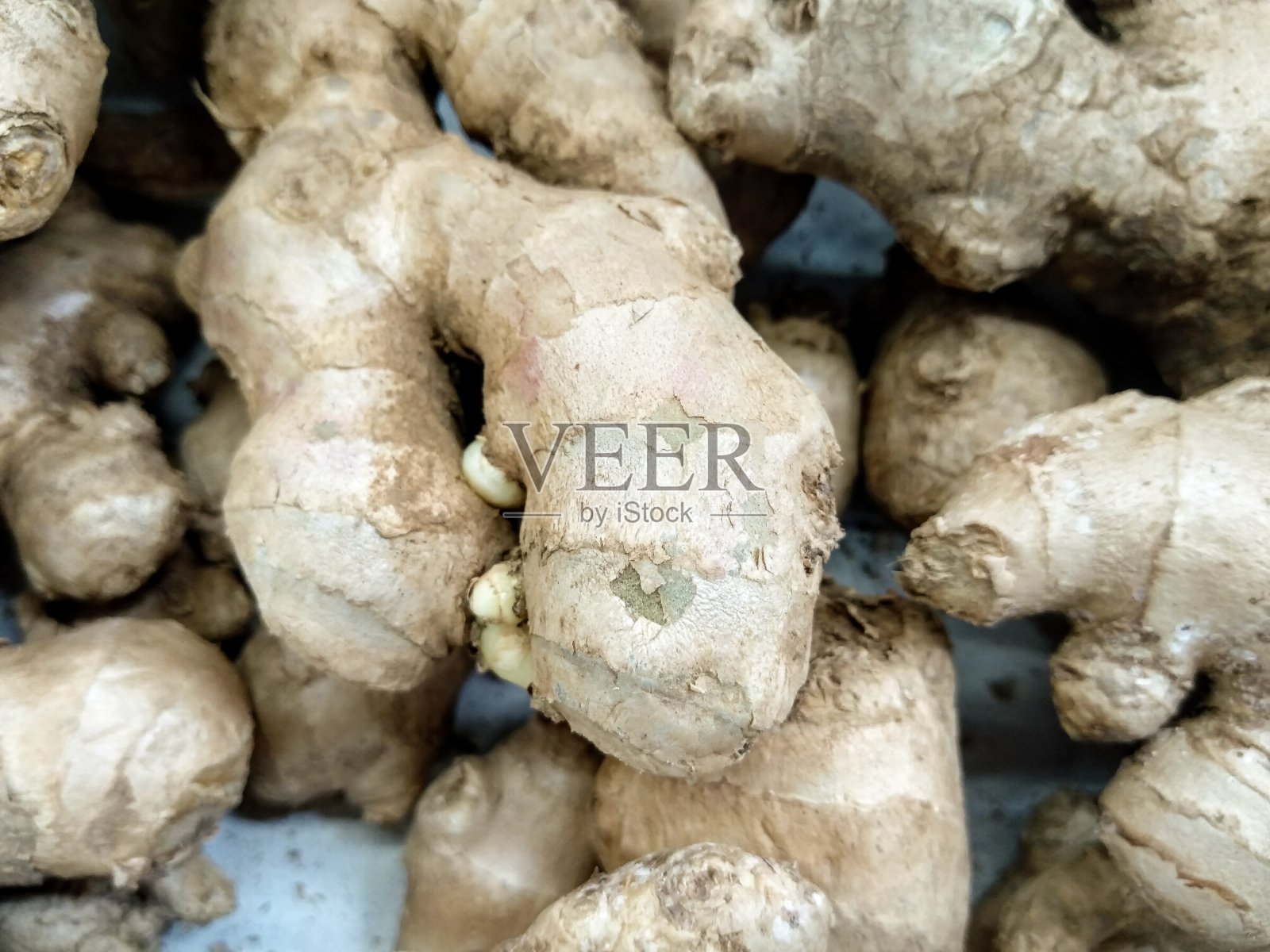 生姜是印度尼西亚的一种传统香料，食用时可以提供温暖照片摄影图片