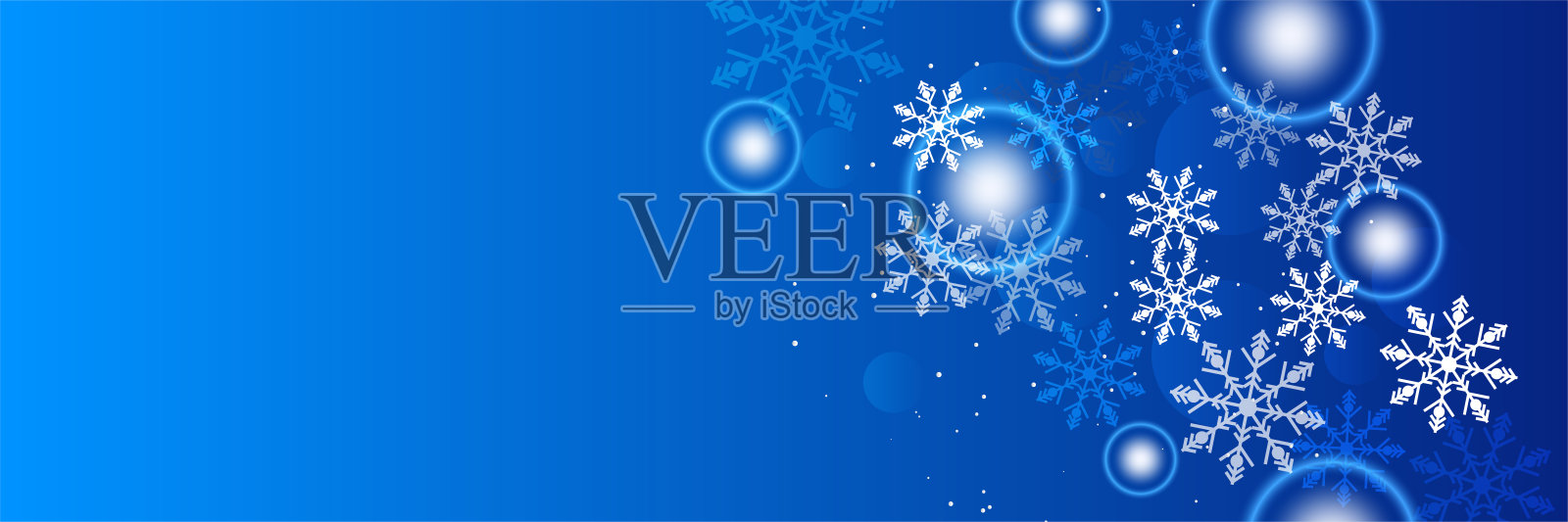 冬日圣诞的旗帜上飘着雪花。圣诞快乐，2022年新年快乐。水平的新年背景，标题，海报，卡片，网站。矢量图插画图片素材