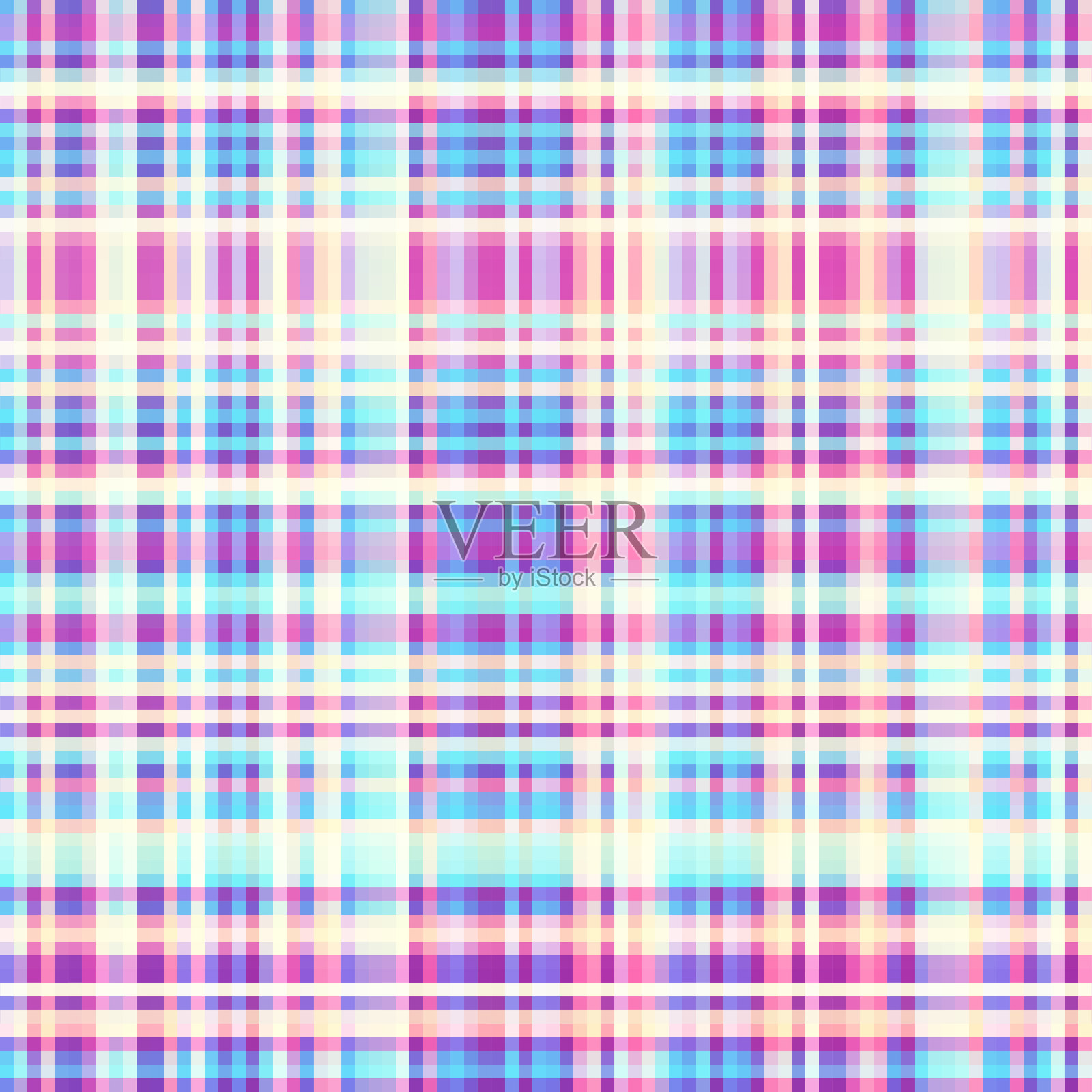 抽象的无缝模式。未来模糊格子。插画图片素材