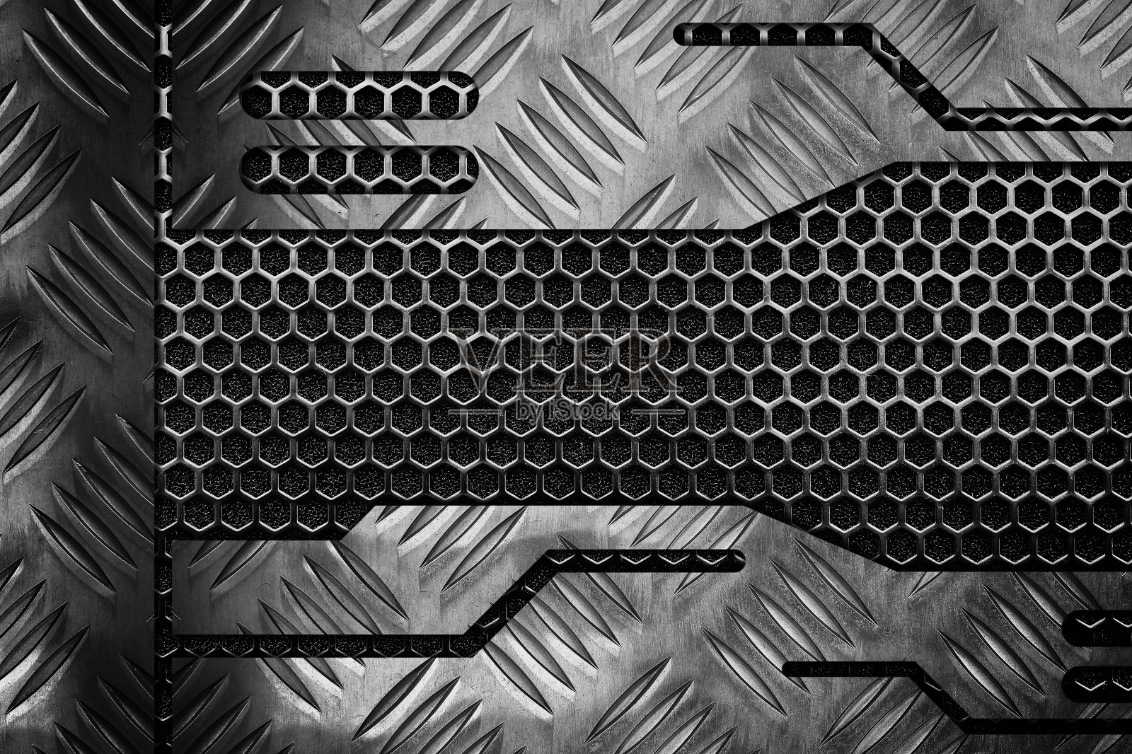 抽象金属灰色暗框设计创新概念布局背景与复制空间照片摄影图片