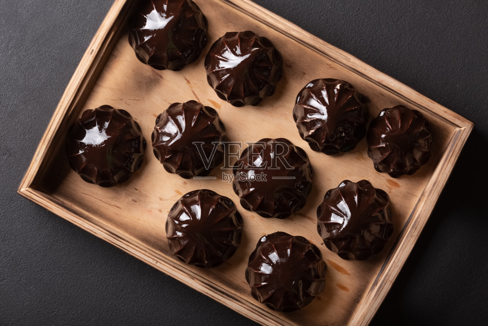 圣诞巧克力棉花糖照片摄影图片