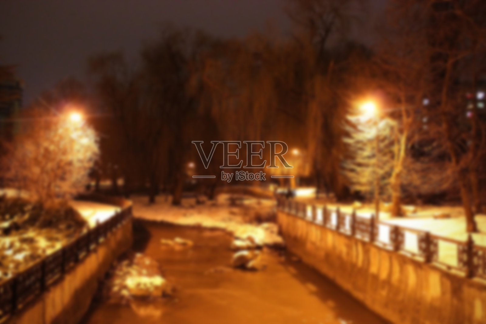 冬季背景模糊。照片摄影图片