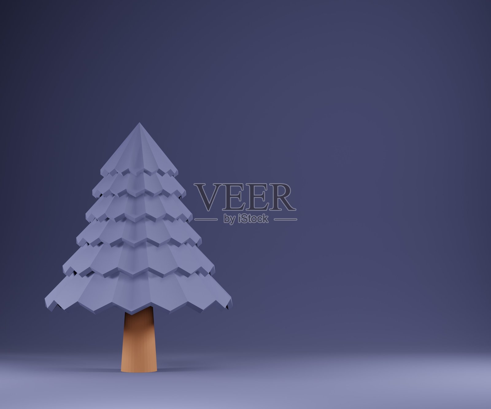 紫色的圣诞树插图照片摄影图片