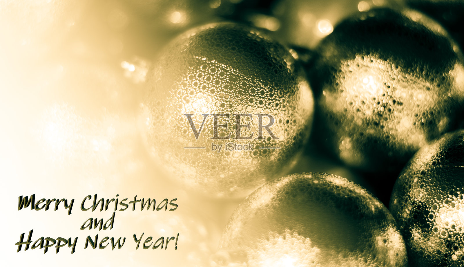 献上金灿灿的圣诞佳节照片摄影图片