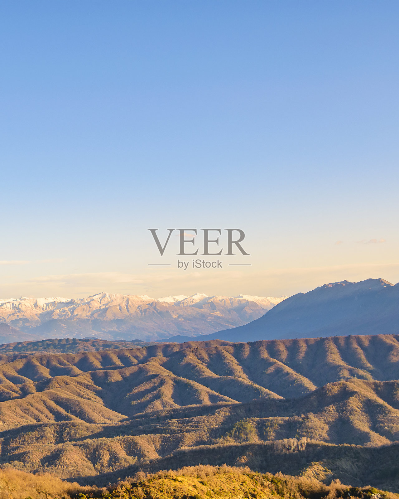 干燥景观场景，伯罗奔尼撒半岛，希腊照片摄影图片