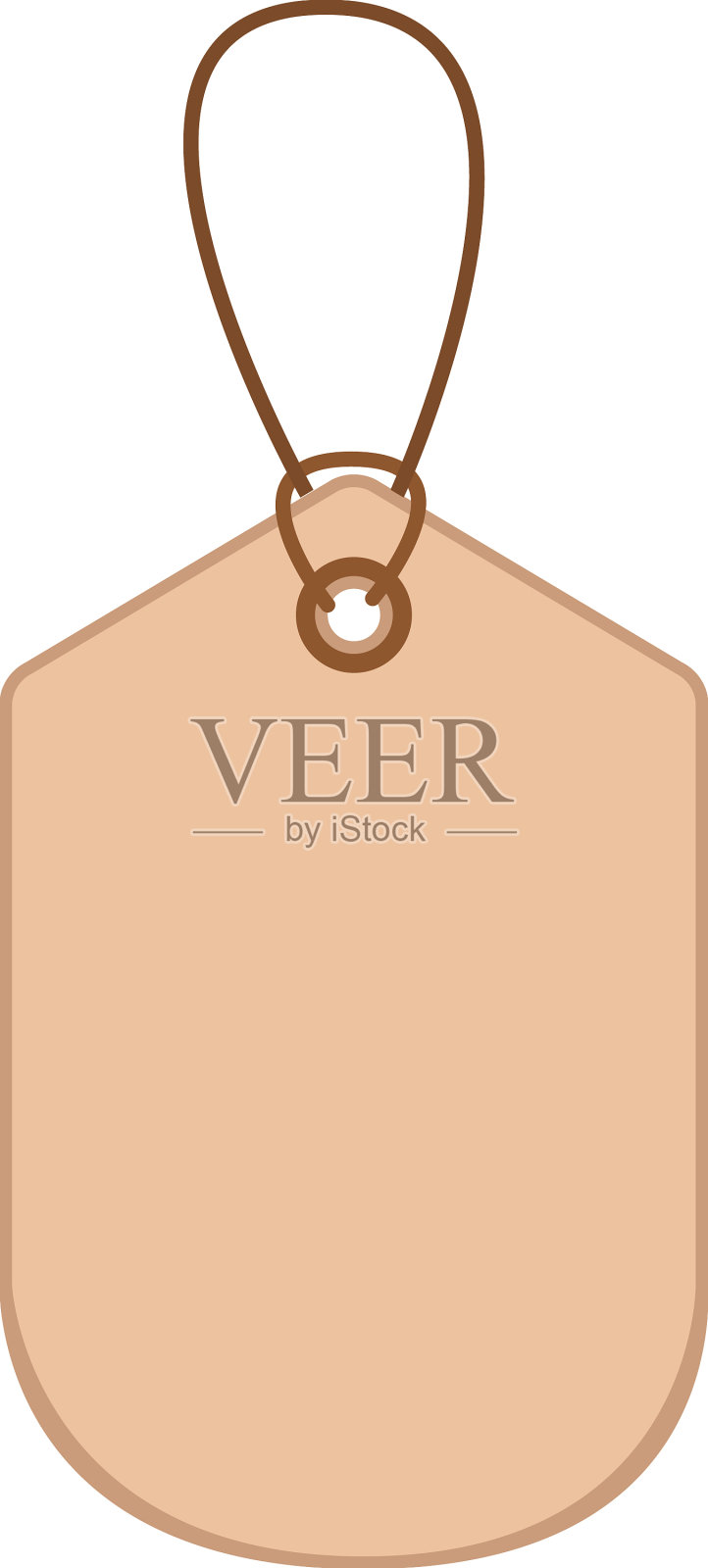 米色商业吊牌设计元素图片