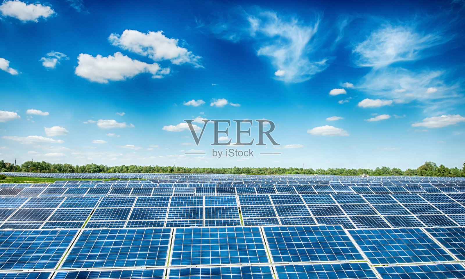 太阳能发电厂照片摄影图片