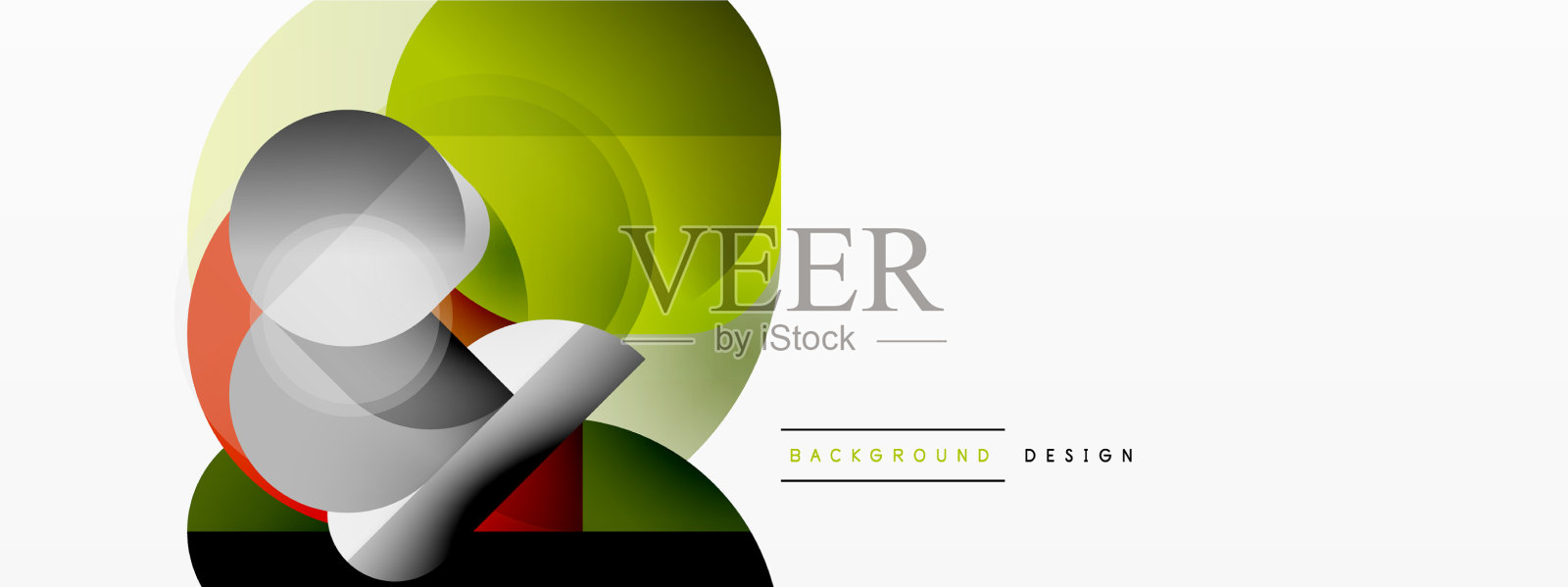 圆形三角形形状的线条和圆形几何插画图片素材