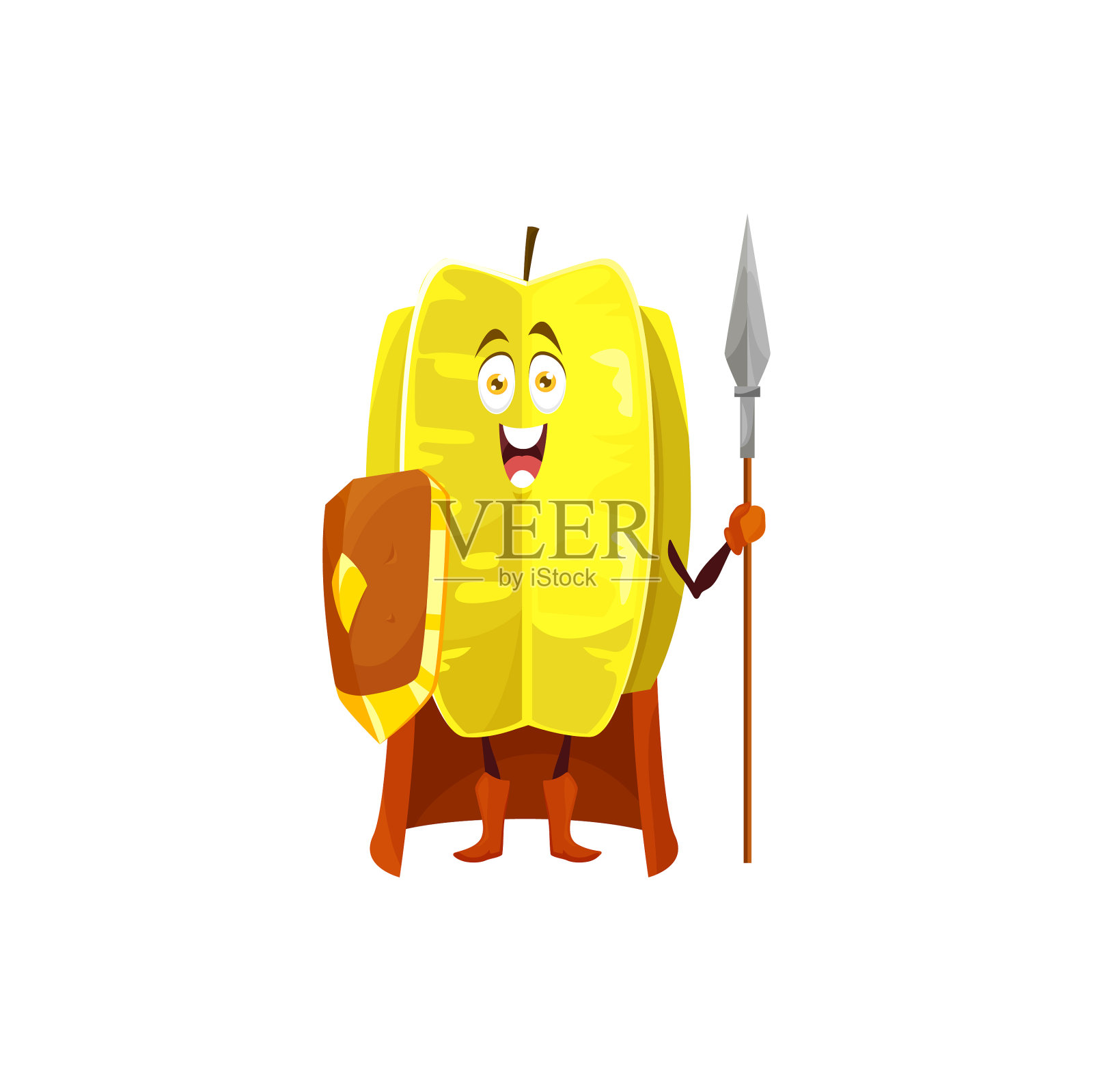 杨桃骑士卡通童话人物设计元素图片